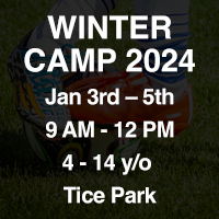 Winter Camp: Jan 3rd - 5th at Tice Park
